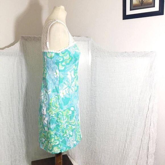 Lilly Pulitzer Sofia Lace Shift Dress Size 2 - Picture 3 of 7